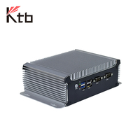 PC industriel KTB M100 J6412/N95/N100/4/5/7/8/12e génération Core I3/i5/i7 Barebone avec port parallèle 12V, 2 LAN, RS485, 4G, WiFi, Windows, Linux
