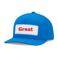 Gorra de béisbol personalizada Golf Polo Style Performance Sombreros Gorras Golf PVC Patch Gorras