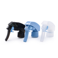 Pistolet pulvérisateur noir en plastique 28/410 avec gâchette pour nettoyage et tête de pulvérisation fine pour bouteilles