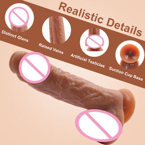 Drahtlose Fernbedienung Riesige Dildos Körpers icher Echter <span class=keywords><strong>Penis</strong></span> Sexspielzeug Silikon Dildo Für Frauen Muschi Masturbieren - Product Image 6