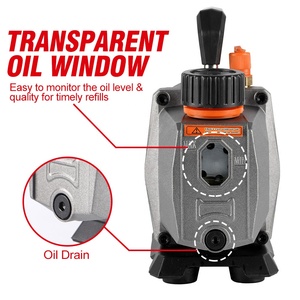 <span class=keywords><strong>Pompe</strong></span> à vide pour réfrigérant 7CFM 5PA, entrée d'air 1/4, 1/2 HP, alimentée par batterie, OEM pour climatisation automobile et domestique - Product Image 5