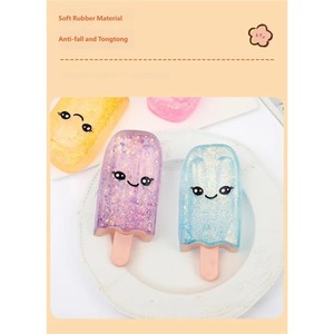 Cute Popsicle Squishy Toy Slow <b>Rebound</b> Ice Cream Squeeze Toy Glitter Stress Relief Fidget Toys for Kids Party Gift - Product Image 6