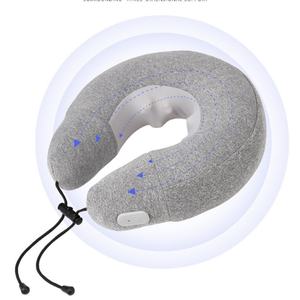 Almohada de Viaje Eléctrica en Forma de U, Almohada de Inflado Automático con Masajeador, Fácil de Guardar, Almohada de Masaje para el Cuello - Product Image 2