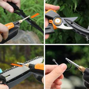 Afilador de cuchillos doméstico de mano portátil 2025, afila cuchillos dentados de manera eficiente, <span class=keywords><strong>tijeras</strong></span>, cuchillos de anzuelo <span class=keywords><strong>para</strong></span> uso en exteriores - Product Image 4