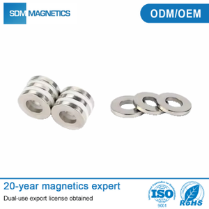 <span class=keywords><strong>Magnete</strong></span> Permanente al Neodimio SDM N52 40x20x10mm, Forma a Blocco Rivestita, Personalizzabile per Uso Industriale - Product Image 2