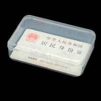 Boîte à outils multifonctionnelle en plastique rigide PP recyclable avec couvercle transparent pour l'emballage de produits cosmétiques, électroniques et d'artisanat