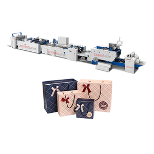 Macchina per sacchetti di carta per la spesa regalo in <span class=keywords><strong>cartone</strong></span> con piega superiore ZB700CT-240 - Product Image 1