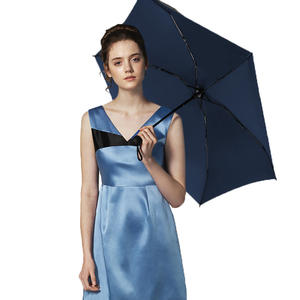 Mini poche Super légère 190g pour femmes, petits parapluies pliants coupe-vent pour voyage, <span class=keywords><strong>parapluie</strong></span> Compact pour hommes sous la pluie - Product Image 6