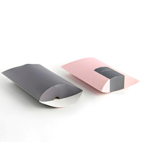 Emballages personnalisés de haute qualité, boîtes en papier de couleur et de taille sur mesure, boîtes d'emballage en papier avec logo personnalisé, boîtes oreillers en papier