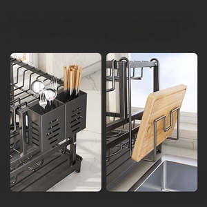 Escurridor de Platos Multifuncional para Encimera, Escurridor de Platos para Cocina, para Tazones, Platos y Tazas, Organizador de Vajilla para Fregadero - Product Image 2