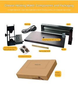 Machine à faire fondre le fromage sur table avec surface antiadhésive, grill électrique 650W pour raclette et <span class=keywords><strong>grille</strong></span>-<span class=keywords><strong>pain</strong></span> - Product Image 5