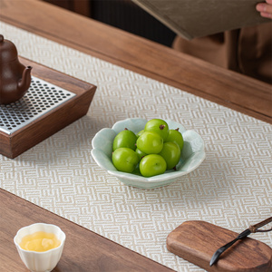 Juego de Vajilla Decorativa de Cerámica Pintada a Mano, Ecológica, para Acción de Gracias, Plato para Frutas, Aperitivos, <span class=keywords><strong>Pizza</strong></span>, Frutos Secos, Bandeja, Platos para Fiestas - Product Image 4
