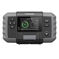 Testeur de batterie de voiture Topdon Bt600 12v et testeur de système de charge 12v 24v avec imprimante thermique intégrée