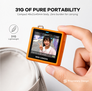 Mini caméra vintage 2,5K, 64MP, écran IPS 1,4 pouces, zoom 16x, enregistreur vidéo en ralenti, caméscope portable pour étudiants - Product Image 1