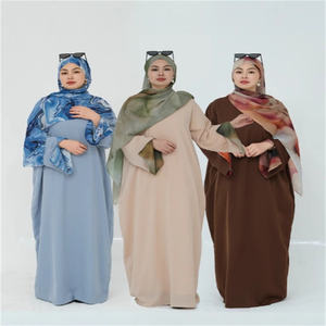 2025 nouvelle Abaya <span class=keywords><strong>aquarelle</strong></span> marbre cravate-teinture imprimé Premium islamique ensemble vêtements Abaya femmes musulmanes robe pour Abaya moderne - Product Image 5