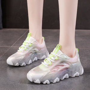 รองเท้าผ้าใบพื้นหนาแบบมีไฟกลางคืนสำหรับผู้หญิง รุ่น OEM สั่งทำพิเศษ - Product Image 3