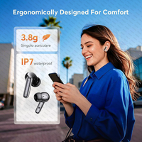 Écouteurs Sans Fil ANC & ENC V5.4 Intra-Auriculaires avec Mode Transparence et Double Micro Anti-Bruit, Son Stéréo Basses Profondes