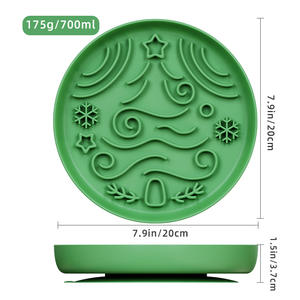 Bol à lécher pour chien en silicone, design labyrinthe, pratique, personnalisé, nouveau, amusant, bol à nourriture pour chien, distributeur de nourriture lent pour animaux de compagnie - Product Image 5