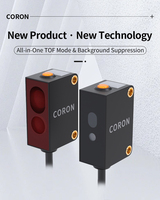 Capteur TOF CORON à portée de 4 mètres GZ5-DTL4M-P PNP, capteur photoélectrique optique laser à réflexion diffuse, ne souffrant pas de la couleur des objets, IP65