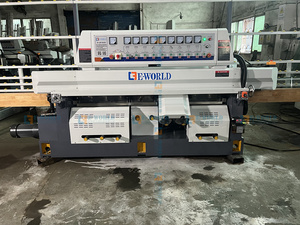 Machine à chanfreiner le verre en ligne droite EWORLD Premium avec moteur et pompe – Performance constante, le choix privilégié des entreprises de verre - Product Image 2