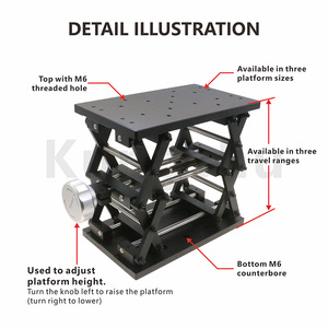 MAL-S loạt Scissor phòng thí nghiệm <span class=keywords><strong>Jack</strong></span> \ Vertical tải nền tảng - Product Image 4