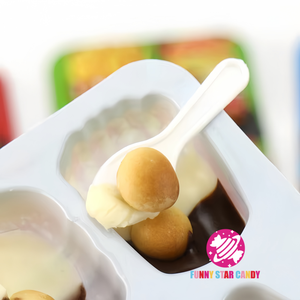 Kẹo bán buôn Halal sô cô la Snack thức ăn nhanh hình dạng mini cup sô cô la ngọt ngào mứt giòn Biscuit kẹo cho trẻ em - Product Image 2