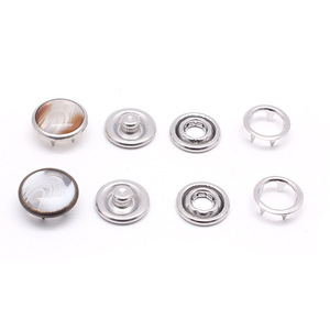 Phụ kiện may mặc Vòng 9.5mm prong Báo Chí Stud kim loại ngọc trai năm móng tùy chỉnh prong Snap Nút thiết lập - Product Image 4