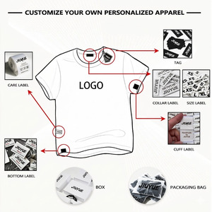Camiseta OEM de Alta Calidad, 210g, Extra Grande, 95% Algodón, 5% Elastano, con Logotipo Personalizado, Holgada, para Hombre, Fabricante, Venta al Por Mayor - Product Image 3