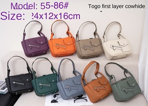 TOGO femmes grande capacité peau de vache coton bandoulière sac fourre-tout à la mode Simple fermeture éclair sac à provisions unique <span class=keywords><strong>moto</strong></span> maman - Product Image 6