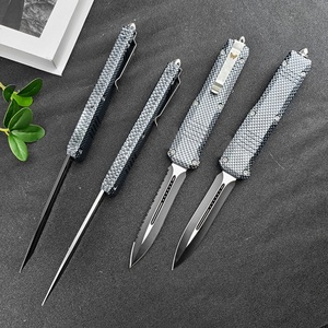 BM-C07 DIY Outdoor <b>Multi</b> Functional Hunting Mountaineering <b>Tool</b> 2.8mm Industrial 440C Stainless Steel <b>Camping</b> Knife Sawtooth - Product Image 4