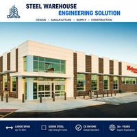 Almacén Prefabricado de Acero, Estructura Modular de Gran Resistencia y Gran Envergadura para Centro Logístico, Almacenamiento Industrial, Fabricante