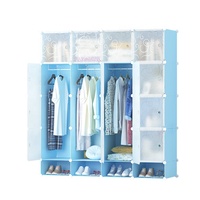 Armoire Penderie en Plastique Grande à Monter Soi-même Démontable pour Chambre, à Vendre