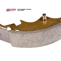KINGSTEEL OEM 04495-26240 04495-08030 04495-04010 Mâchoire de frein semi-métallique pour TOYOTA Hiace Sienna Tacoma 2KD 2TR