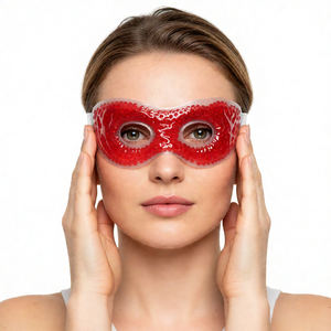 Masker Gel Dingin Wajah yang Dapat Digunakan Kembali dengan Tali Elastis, Penutup Mata Super Lembut Mewah, Meredakan Sakit Kepala, Mata Kering, Lingkaran Hitam - Product Image 2