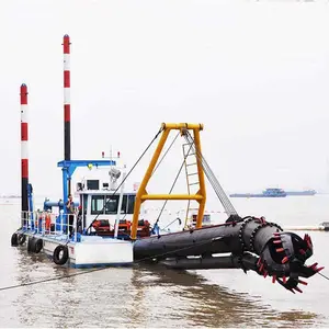 中国18英寸抽水采砂吸式挖泥机带潜水泵