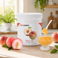 Concentré de sirop multi-saveurs HENGZHI à la purée de pêche pour thés aux fruits et bubble tea – Ingrédients pour bars à jus et confiseries