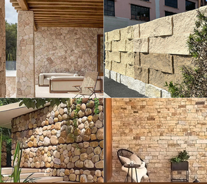 Polyurethane bọt thay thế đá 3D đá nhân tạo PU đá trong nhà bên ngoài trang trí tường Bảng điều khiển - Product Image 4