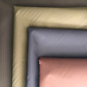 Toàn Bộ Bán 0.3Cm Ribstop 210T Polyester Taffeta Vải Không Thấm Nước Với PA Tráng - Product Image 4