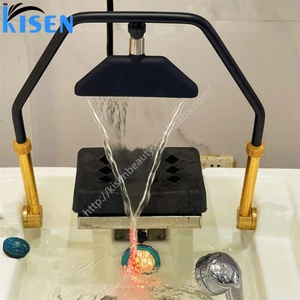 KISEN Nouveau Design Bac de lavage de tête multifonctionnel avec douche cascade et circulation d'eau pour le soin et le nettoyage capillaire - Product Image 3