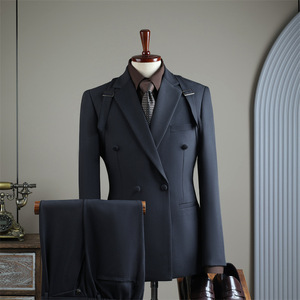 Completi da Uomo di Nuovo Design 2025 all'Ingrosso, Abito da Uomo di Alta Qualità Giacca e Pantalone, Completo da Uomo 2 Pezzi - Product Image 4