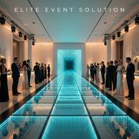 Pista de Baile LED 3D Magnética IP33 para Exteriores, Pista de Baile Iluminada para Bodas, Panel LED para DJ, Discoteca, Fiestas
