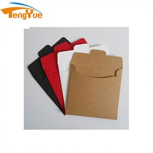 Custom Recyclable Kraft Paper Flat Folding Envelopes for Cosmetic <b>Christmas</b> Gift Silk <b>Scarf</b> Packaging with Ribbon Box Shape - Product Image 4