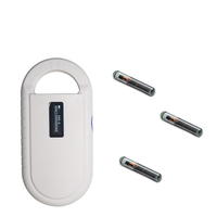 Transpondedor rfid glass 1342 para mascotas, microchip para animales, microchip de identificación, 212x12mm