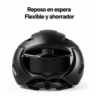Casco Inteligente para Bicicleta LOY BH-1 con Luz, Pantalla LED Programable, Control Táctil, Impermeable IP66, Urbano y Montaña