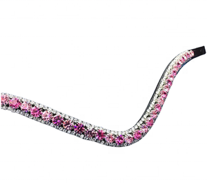Diadema de cuero inglés con cristales brillantes para caballos, diadema de cuero de alta calidad para caballos, producto al mejor precio - Product Image 2