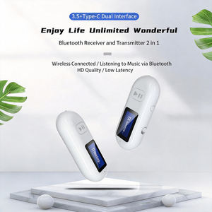 AUX 3.5 มม. Air Fly Pro บลูทูธ ไร้สาย เครื่องส่งสัญญาณเสียงและ<span class=keywords><strong>ต</strong></span>ัวรับสัญญาณ สำหรับ Air Pods สูงสุด 2 ชุ<span class=keywords><strong>ด</strong></span> หูฟังไร้สาย ทีวี <span class=keywords><strong>ไอ</strong></span><span class=keywords><strong>แพ</strong></span><span class=keywords><strong>ด</strong></span> แท็บเล็ต - Product Image 2