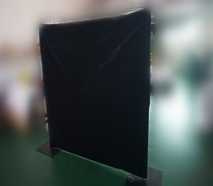 Aluminum Fabric <b>backdrop</b> <b>Stand</b> Telescopic <b>Backdrop</b> Adjustable Pipe <b>Stand</b> Display Black Fabric - Product Image 3