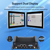 XCY integrado i7 10610U computadora industrial sin ventilador de doble canal DB9 RS232 Ranura SIM DDR4 PC industrial con 8 USB