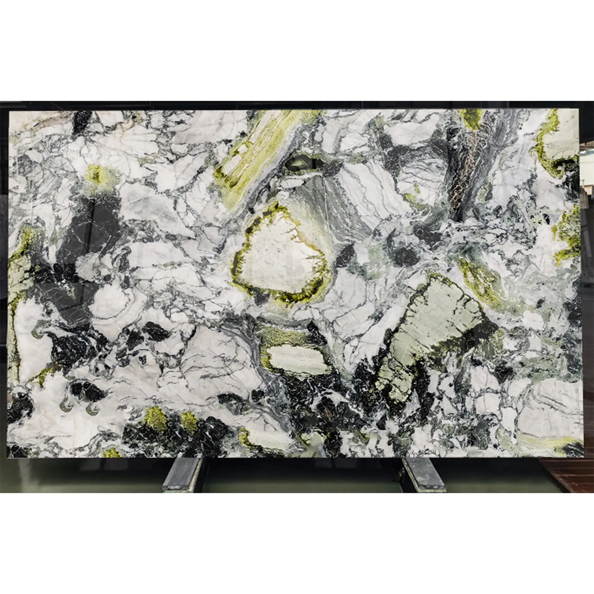 Ice Jade Green Marble Luxury Brazilian Onyx Wall Decoration Cold Jadeite Furniture Countertops 18mm Vanity Marble Top