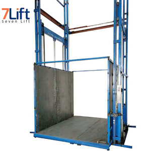 3m 2ton manuelle elektrische hydraulische automatische vertikale Fracht werkstatt Werkstatt fester Lager lift Lastenaufzug 1 Etage - Product Image 3